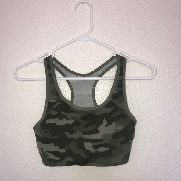 PVictoria’s Secret PINK green camo sports bra race - Picture 7 of 7